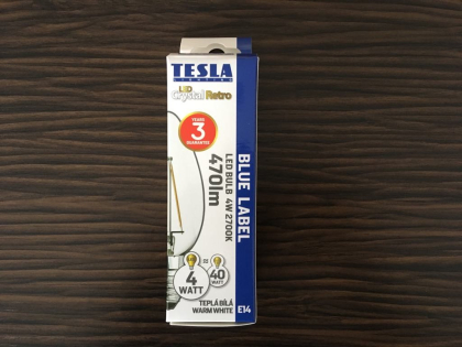LED bulb E14 - Tesla Lighting LED CrystalRetro